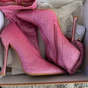 ASOS Shimmering Pink Stiletto Heels